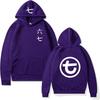 Mens Oversized Hooded Sweatshirt With Letter Print Casual Long Sleeve Pullover Fall Youth Fashion