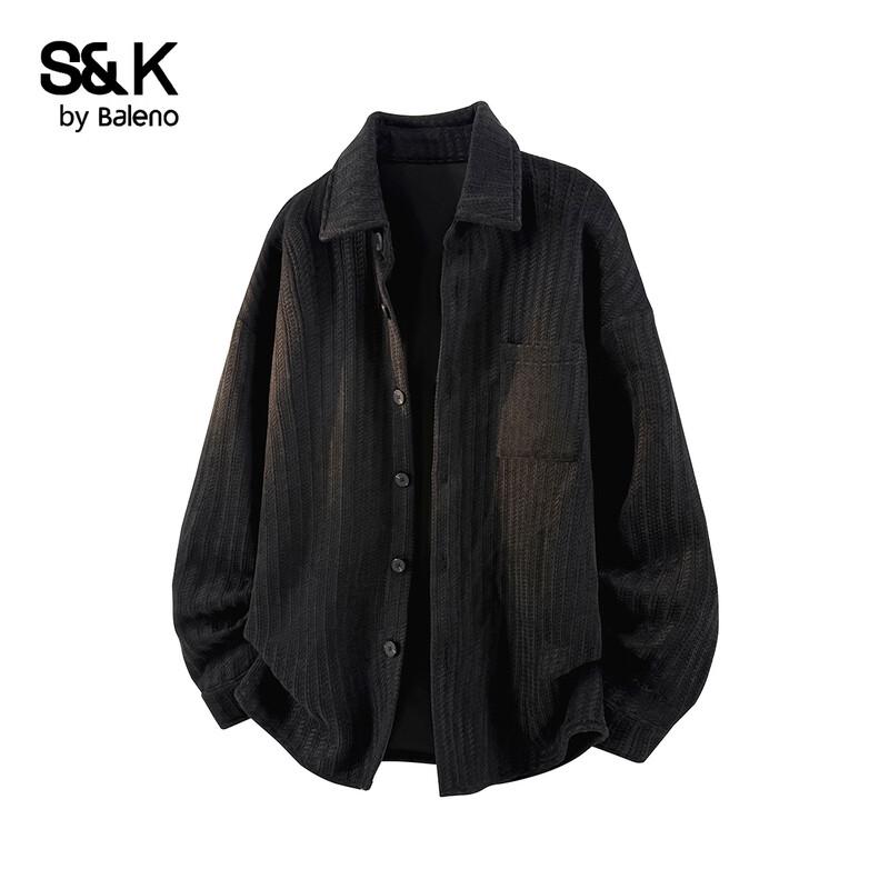 Baleno Men s S&K Series Striped Casual Long-Sleeve Shirt M