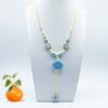 Accessories, Jewelry, Woven Beaded Sweater Chain, Ceramic Necklace, Female Niche Feeling Does Not Fade