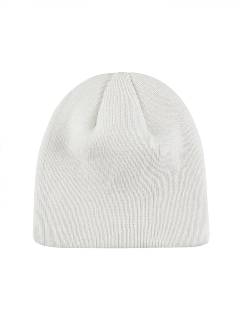Lupeu Mini Silver Studded Beanie White