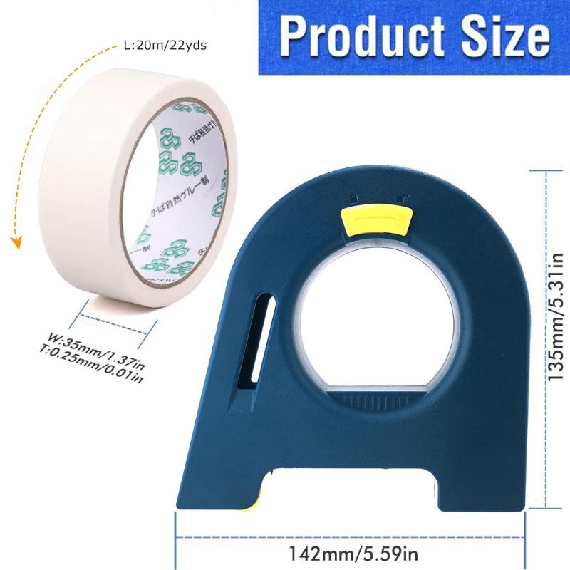 Afplaktape Applicator Tool, Handmatige Papier Tape Dispenser Voor Muurschildering, Kit Hulp, Herfst Huisrenovatie Doe-het-zelf Gereedschap