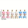 Christmas Wooden Carousel Horse Miniature Ornaments Christmas Tree Hanging Pendants New Year Gift Toy For Kid Home Party Decor
