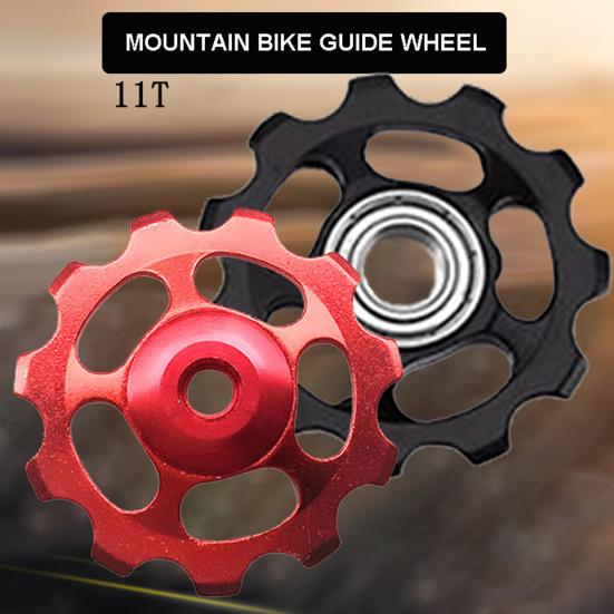 Bearing Guide Roller CNC Anodizing Anti-deformation Metal Wear-resistant Rear Derailleur for MTB
