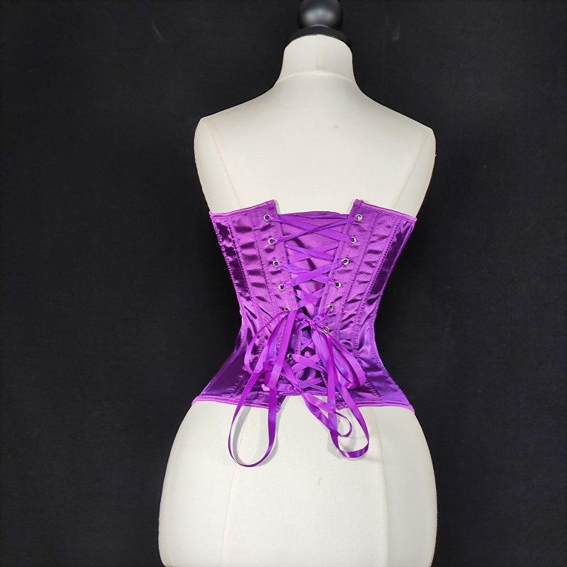 Halloween Court Corset Satin Bustier Push Up Shapewear