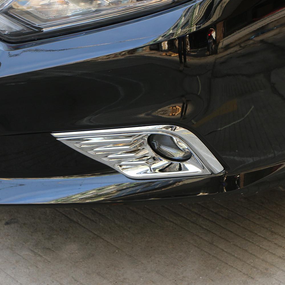 Front Bumper Fog Light Cover Fog Lamp Cap for Nissan Teana Altima L33 2016 2017 2018 Foglight Shell Hood Decoration