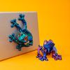 Magnetyczne Żaby Drukowane 3D, Magnesy na Lodówkę, Realistyczna Skacząca i Wspinająca się Żaba z Ruchomymi Stawami, Urocza Ruchoma Żaba