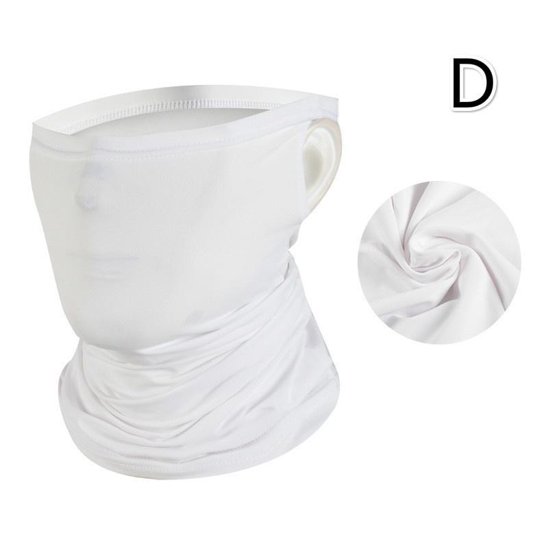 7colors 1Pcs Outdoor Riding Mask Headbands Sunscreen Ice Silk Head Scarf Street Cycling Face Mask Summer