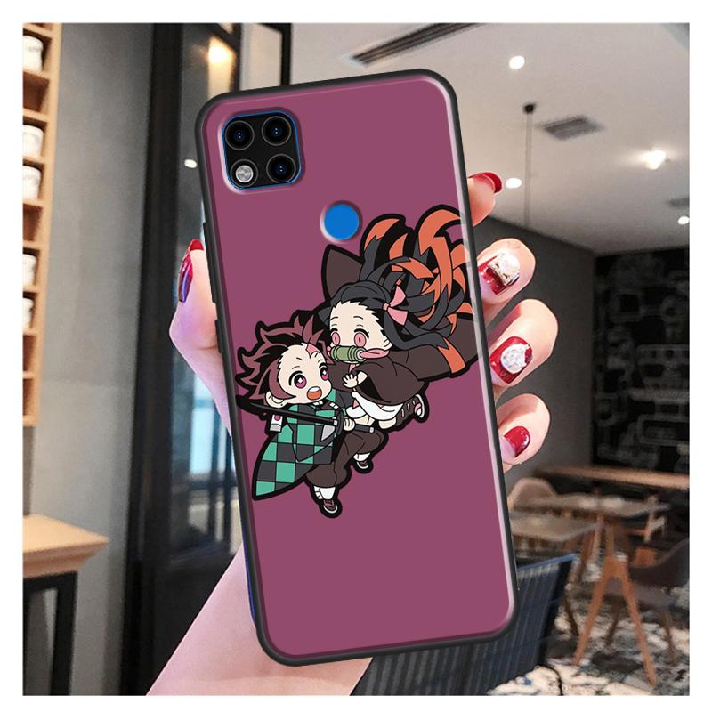 Demon Slayer Kimetsu no Yaiba Funda For Xiaomi Redmi Note 10S 9S 8T 9 Note 10 Pro Note 11 Pro Redmi 9C 9A 9T Soft Case