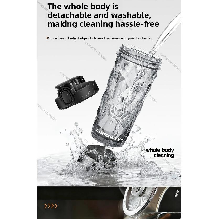 Kubek Blendera Elektrycznego 700ML Kubek Przenośny do Blendowania Mleka w Proszku Białka Automatyczny Kubek Wstrząsający Podróżny Outdoor Sport Siłownia