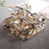 European Crystal Glass Snack Dish