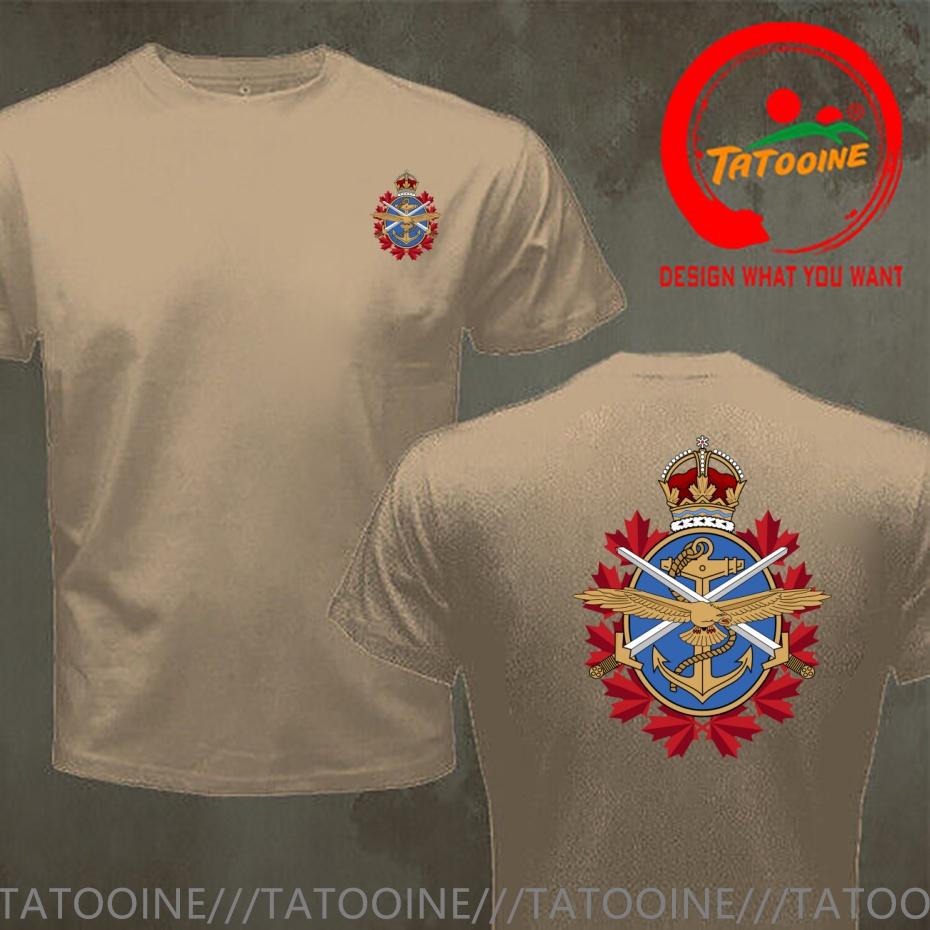Funny Design Badge Of The Canadian Armed Forces Shirt Unisex Fashion Trendy Casual Clothing Stylish Tops Tee Shirt Leisure Tshirt