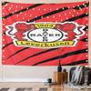 "Bayer Leverkusen Emblem on Red Pattern" Pattern Wall Hanging Tapestry Decorative Tapestry Home Decor for Bedroom and Living Room