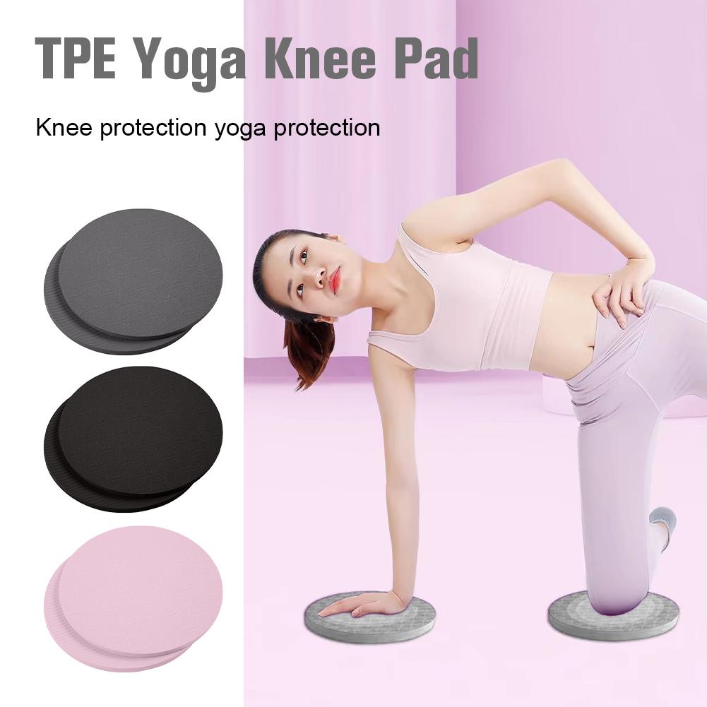 2 Pack Yoga Knee Pads Thick Exercise Cushion for Knees Elbows Wrist Hands Head Foam Pilates Kneeling Pad