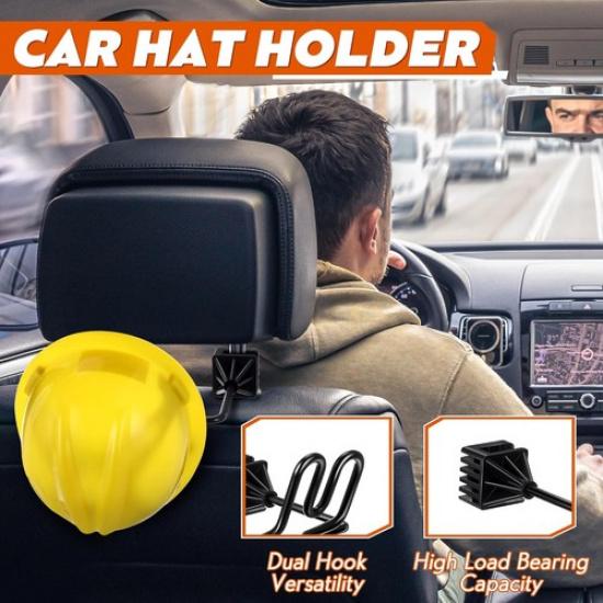 1 Pcs Hard Hat Hanger, Hard Hat Holder for Truck SUV Car Seat to Keep Cap - 1