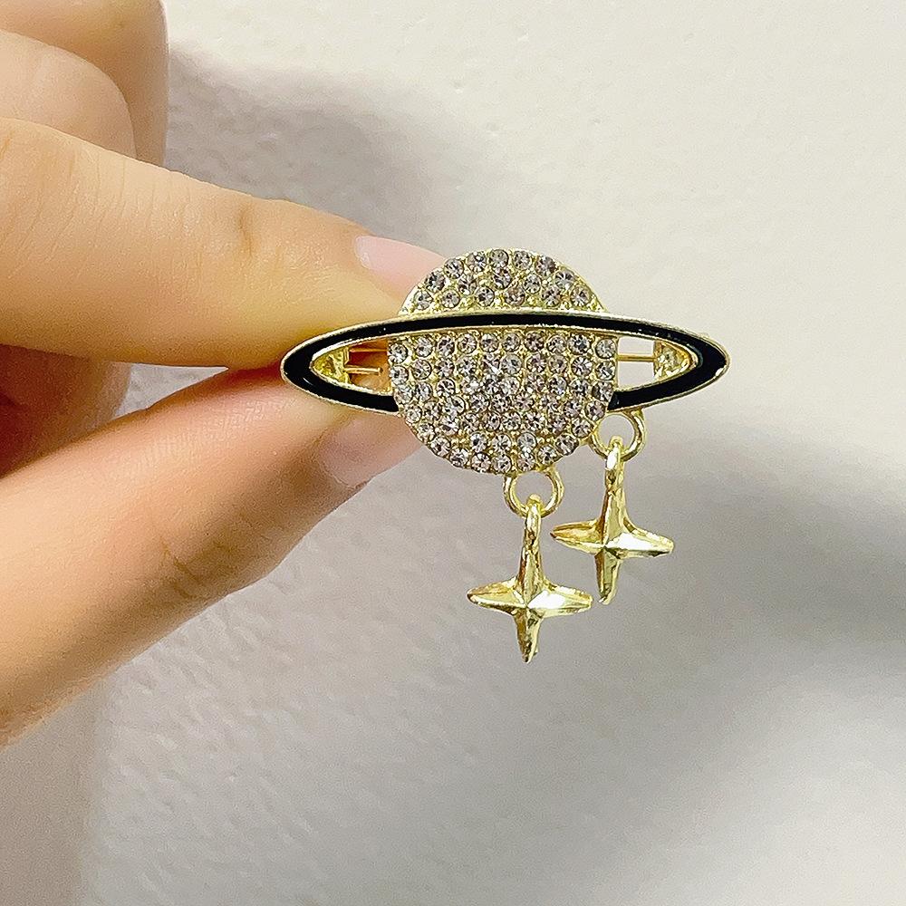 Japanese New Product Planet Brooch Women s High-end High-end Star Brooch Lapel Pin 3CM*5CM