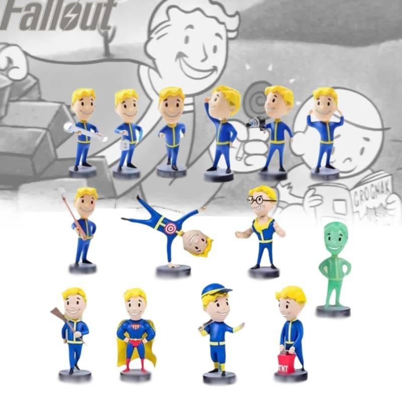 Vault Boy Fallout Q Version PVC-Actionfigur Modell Dekoration 12cm