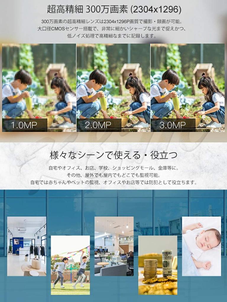 Security Camera for Indoor and Outdoor Use Wireless CS55 2K 1296p 3 Megapixels ONVIF Compatible Ultra High Definition MicroSD Card Recording Just