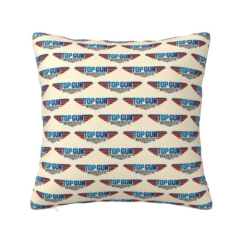 Custom Tom Cruise Maverick Film Top Gun Luxury Throw Pillow Cover Living Room Decoration Cushions for Sofa