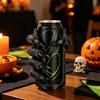Raffredda Lattine per Feste Artiglio Gotico Portabevande per Lattine da 12oz, Supporto per Bevande Mostro Stampato in 3D con Display da Tavolo Halloween Manico Laterale, Unico