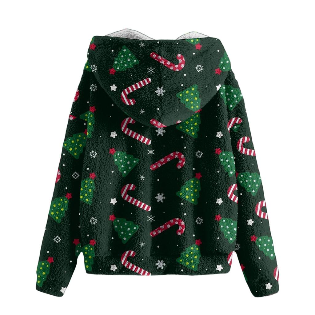 Men'S Winter Zipper Hooded Fleece Sweatshirt With Patch Pocket Casual Jacket