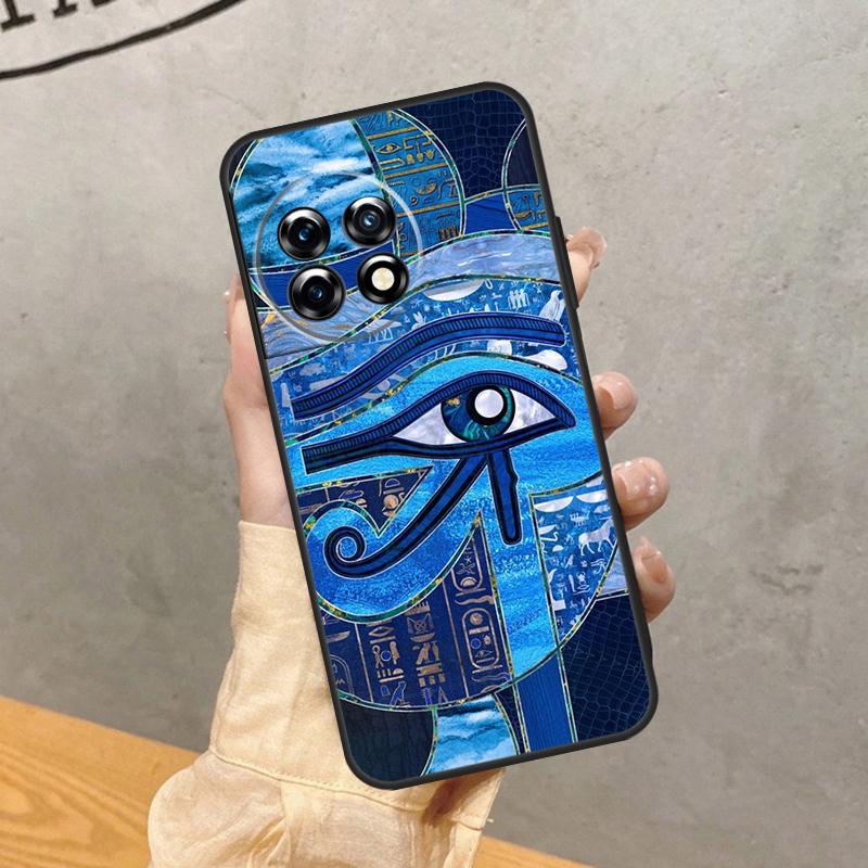 Egyptian Eye of Horus Art Case For OnePlus 15 R 13 13R 13T 12 11 10R 10T 8T 9 10 Pro Nord CE 5 4 2 3 Lite N20 N30 Cover