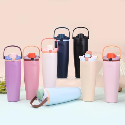 Water Bottle101 Stainless Steel Thermos Cup Outdoor Portable Large Capacity Fruit Cup Double Vacuum Portable Car Cup