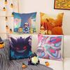 Pokemon Gaming Room Anime Plush Pillow Cover Soft Short Plush Cushion Cover For Sofa Bedroom Home Decor Gift