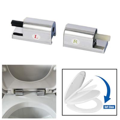 Set Cerniere WC Moderne Parti Rallentate Metodo di Fissaggio dall'Alto