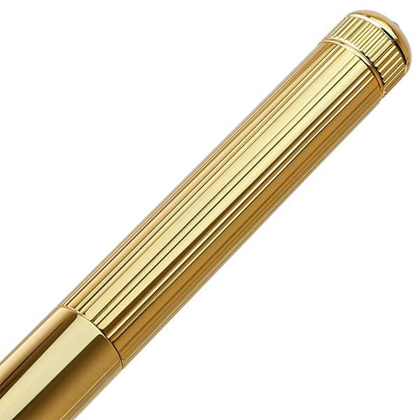 ROMEO No. 3 Ballpoint Pen ES (Vertical Line) (Gold)