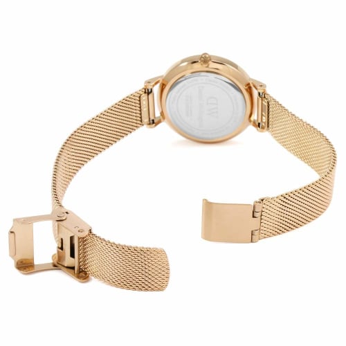 Daniel Wellington Watch DW00100219, Quartz, Pink Gold, White (Women's)