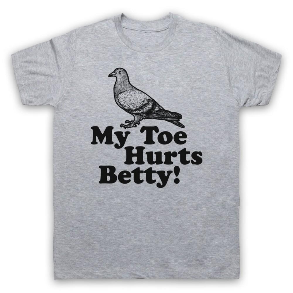 

Wood Pigeon Bird Call My Toe Hurts Betty Radcliffe Mens And Womens T-Shirt L