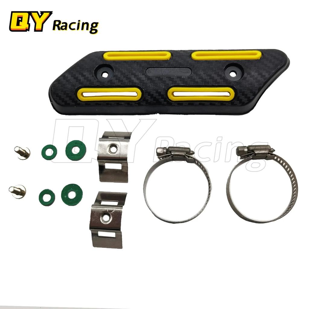 Motorcycle  Exhaust Heat Protector Shield For Honda CRF250 CRF450 CRF250X CRF450X Beta 350 390 430 480 RR 4 STROKE