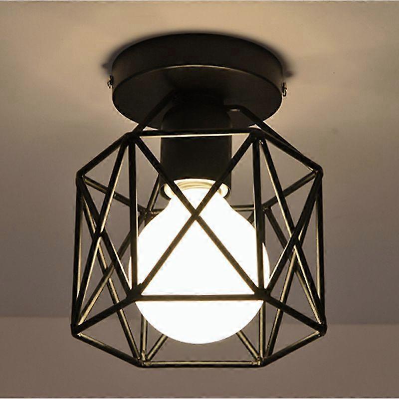 Wrought Iron Aisle Ceiling Lamp Bedroom Corridor Foyer Balcony Entrance Creative Lamps--15*17CM