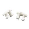 Plastic Bottom Rail Button White Tape Lock Plug for Horizontal Blinds Bottoms Rails Repair Parts Easy To Install