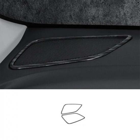 Dashboard Speaker Black Steel For Chevrolet Equinox 2018- Cover Trim Audio