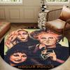 Hocus Witch Halloween Magic Round Rug for Livingroom,Bedroom, Palyroom, Chair Rug, Area Rug, Circle Carpet, Large Size Fan Christmas Gift