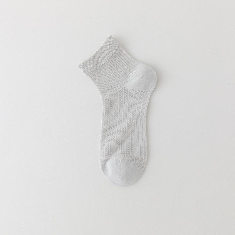 Women s Ballet-Style Summer Socks: Breathable Ice Silk and Mesh, Thin Mid-Calf, Boneless Mulberry Silk Design. One Size
