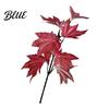 Wedding Scenery Autumn Decorations Artificial Maple Leaf Branch 3D Printed Fake Fall Foliage Theme Party Supplies Bendable Stem for Home Floral,