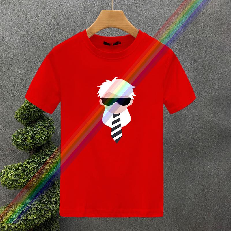 Fashion New For Men's T-shirt High Quality 100% Cotton Brand Cool Printing Summer Casual Cool Loose O-Neck T-Shirt Male Tops 2yk