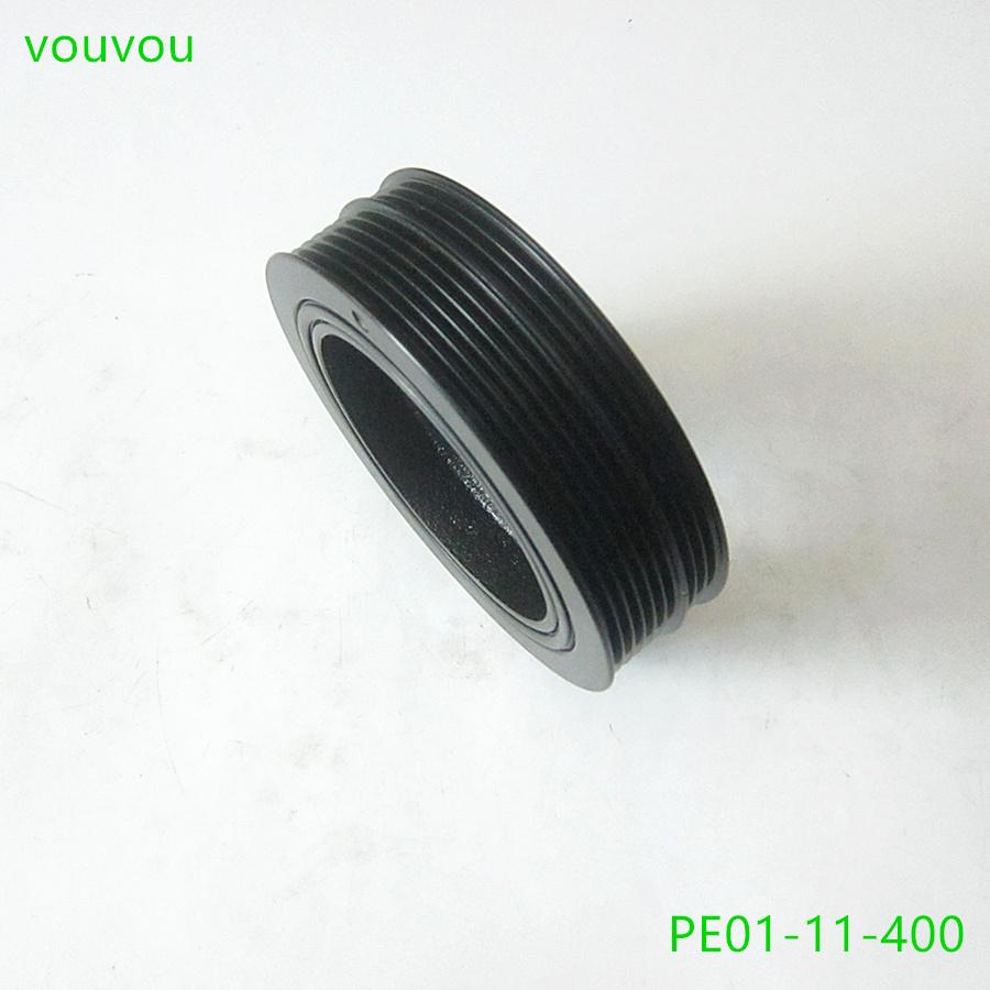 Car Accessories PE01-11-400 Timing Crankshaft Gear Pulley for Mazda 3 14-22 Mazda 6 14-21 CX-5 2012-2021 CX-3 CX-30 CX-8 CX-9