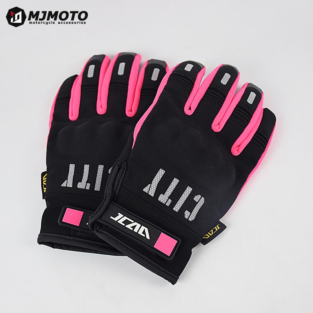 Motorcycle Gloves Women Touchscreen Motocross Gloves Hard Shell Protective Anti-fall Motorbike Gloves Waterproof for ATV BMX MTB