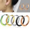10/20 Stück Minimalistische 316L Edelstahl Kleine Creolen Ohrringe für Damen Herren Klassische Runde Ohrringe Modischer Ohrpiercing Schmuck