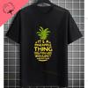 Funny Swinger Pineapple Boat Graphic Tshirt With Cruise Gets Me Wet Shortsleeve Crewneck Cotton Adult Tshirt Unisex Clothing
