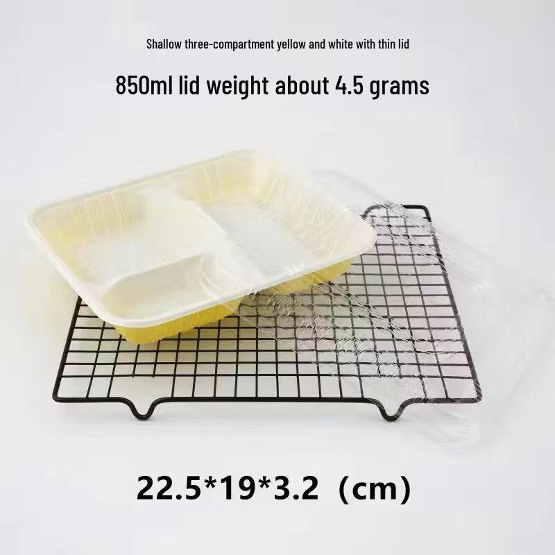 ZISIZ Disposable Multi-Compartment Meal Box