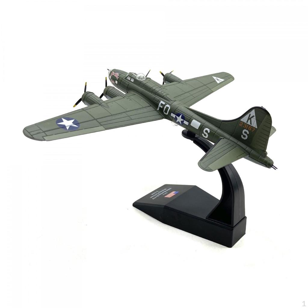 1:144 Scale Aircraft Model Fighter with Stand, Simulation Diecast Plane Home Decor Alloy Airplane