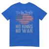 No Kings In America Us Flag Vintage No War Tshirt