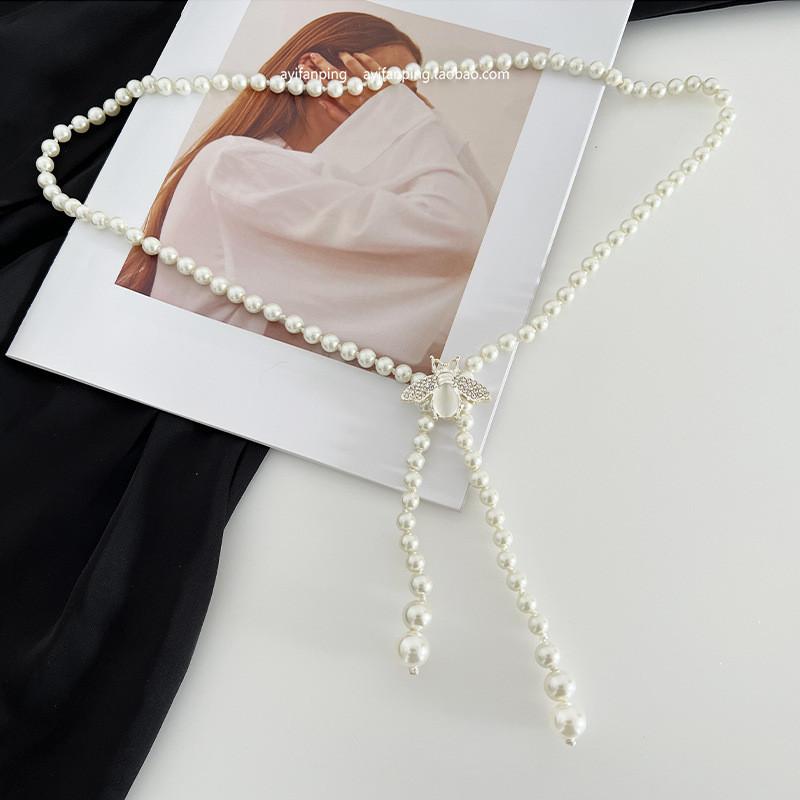 Sophisticated Waist Pearl Chain For Women With Elegant Designs And Details Rhinestone