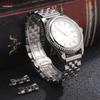18mm 20mm 22mm Solid Stainless Steel Watch Bands for Tissot Curved End Universal Strap Men Women Butterfly Clasp Watch Bracelets