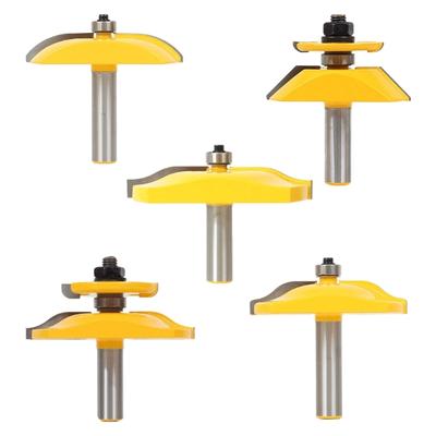 1/2inch Shank Raised Panel Router Bit Door Wood Cutting Tool Woodworking Router Bit Door Panel Engraving Carving Tool