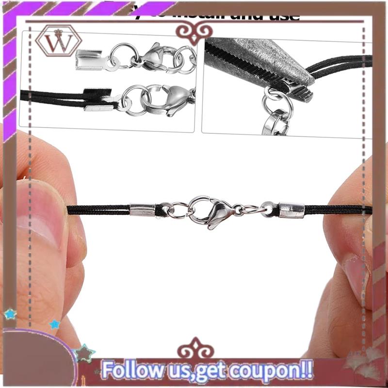 (New)-Stainless Steel Lobster Claw Jewellery Clasps Bracelet Extenders Pendulum Lobster Claw Clasps 40 Pcs серебряный